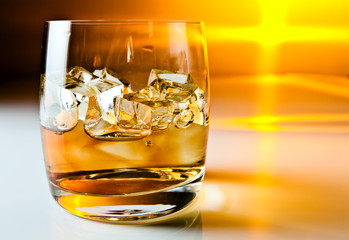 whisky with ice
