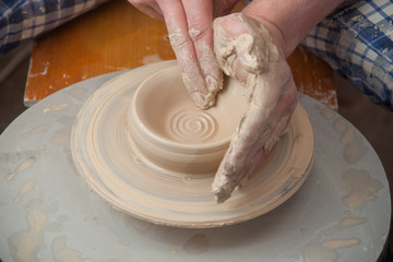 hands of a potter