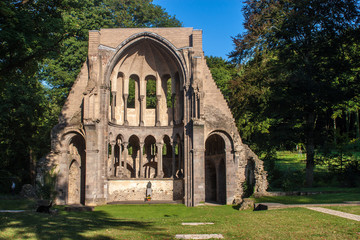Fototapeta na wymiar Ruins of Heisterbach Abbey
