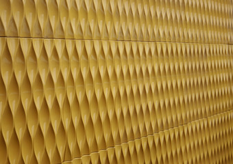 Yellow paint Corrugated Metal for textured background