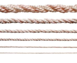 collection of various ropes