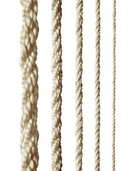 collection of various ropes