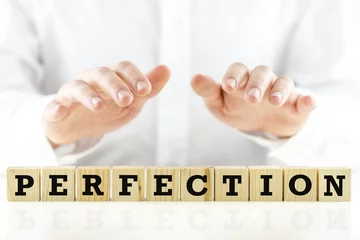 Foto op Plexiglas Conceptual image with the word Perfection © Gajus