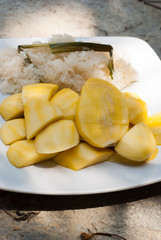 Thai dessert , Mango sticky rice