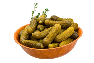 Marinated cucumbers