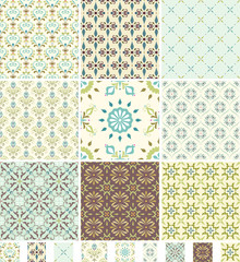 Seamless Patterns Damask