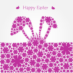 Happy easter cards illustration