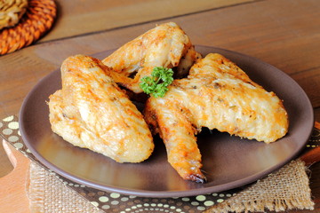 Chicken wings. Alitas de pollo