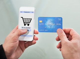 Man Paying With Credit Card