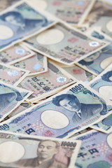 Japanese currency notes , Japanese Yen