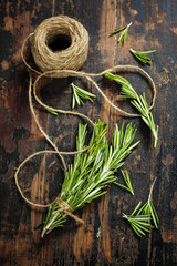 Bunch of fresh rosemary