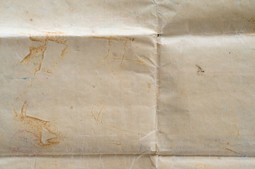 Very old crumped paper texture.