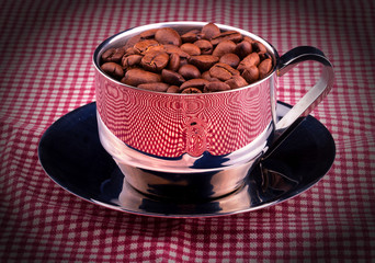 cup of Coffee with beans