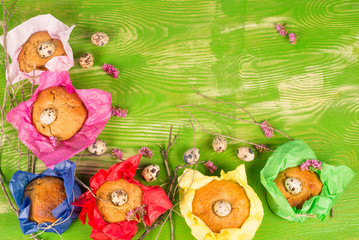 Fototapeta premium Easter kid food