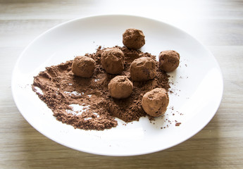 chocolate truffles