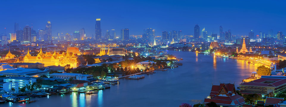 Panorama view of bangkok
