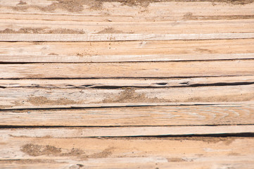 Old wooden background texture  with horizontal planks