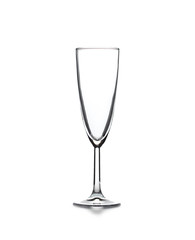 Empty champagne glass