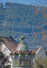 Naklejka premium Guell country house in Barcelona, Spain