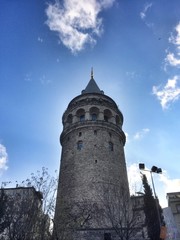 Fototapeta na wymiar Tarihi Galata Kulesi