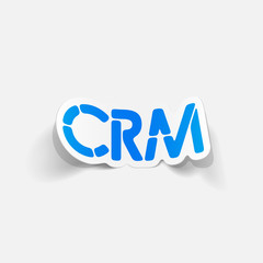 realistic design element: CRM