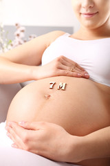 7 miesiąc ciąży - obrazy, fototapety, plakaty