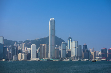 Fototapeta premium 九龍から望む香港島