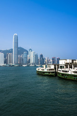 Fototapeta na wymiar 九龍から望む香港島