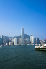 Fototapeta premium 九龍から望む香港島