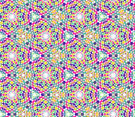 Obraz premium Abstract seamless pattern on a white background