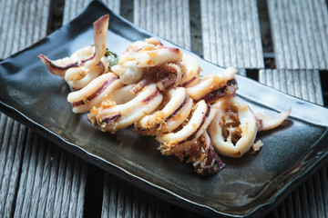 barbecue grilled squid