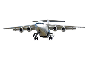 Privat jet plane isolated on a white background