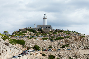 Lighthouse on Cap de Formentor. Majorca island, Spain