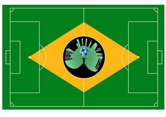 Brazilian football field