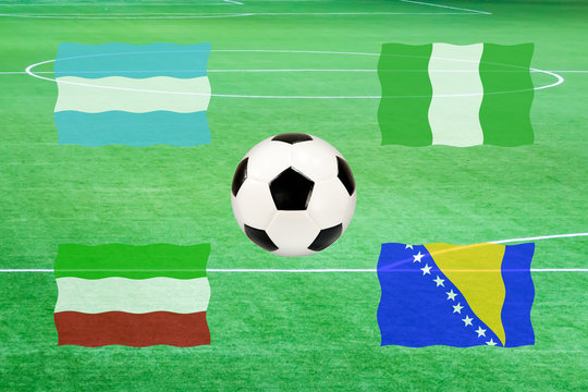 flag of group F soccer world cup 2014