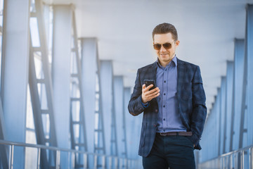 Portrait of an handsome businessman