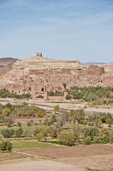Ounila river near Ait Ben Haddou, Morocco