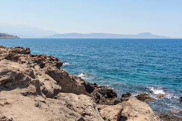 Coastline in Crete