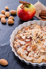 apple tart with zimt