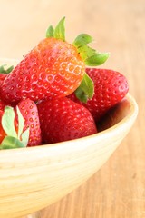 schüssel mit erdbeeren
