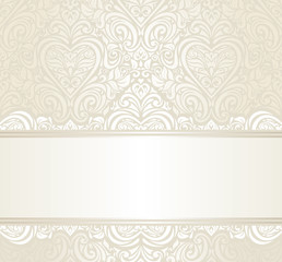 bright wedding vintage ivitation background design
