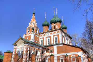 Fototapeta na wymiar Michała Archanioła Kościół. Jarosław, Rosja