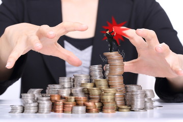 Women office used hands for corruption