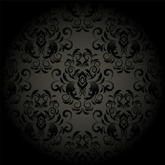 vector damask wallpaper. design elements. flower backdrop
