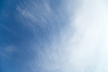 beautiful background of clouds against blue sky