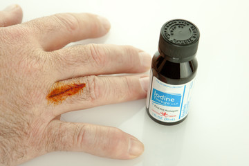 Cut With Iodine