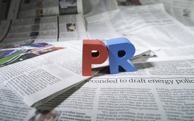 Word PR on newspaper