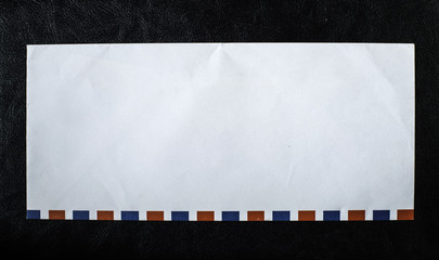 Еnvelope on black background