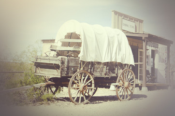Wild west wagon and General Store © BCFC