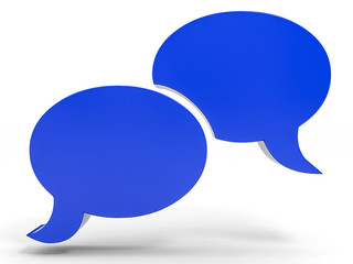 Bubble talk. Social media concept.